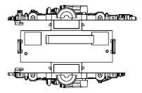 PIKO ET59990-53 - Copri cuscinetto asse anteriore completo.