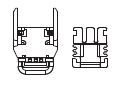 PIKO ET59990-124 - Kupplungsbrücke + Clip (MW)