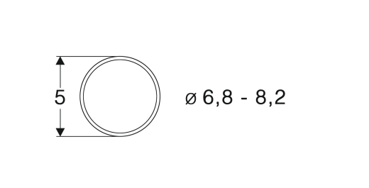 Roco 40067 - Adhesive ring set DC