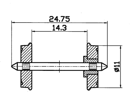 Roco 40264 - RP-25-Radsatz