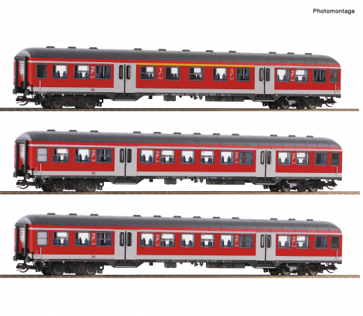 Roco 6280021 - Set van 3 n-wagens DB-AG