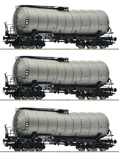 Roco 6600030 - 3 pcs. Set: Articulated tank wagon, DR