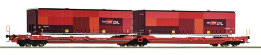 Roco 6600033 - Double pocket articulated wagon T3000e, ÖBB/RCW