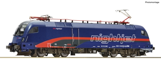 Roco 70496 - Locomotive électrique 1116 195-9 « Nightjet », ÖBB, DCC Sound