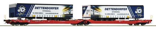 Roco 77404 - Double pocket articulated wagon T3000e, DB AG