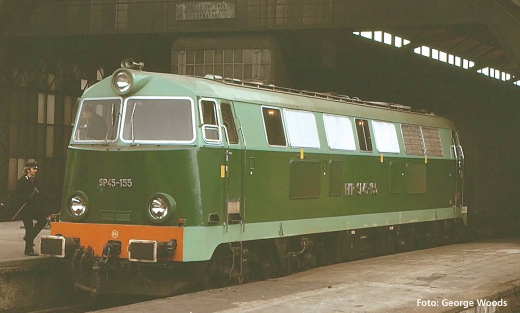 PIKO 96311 - Locomotora diésel SP45 PKP IV + DSS PluX22