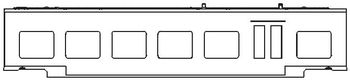 PIKO ET47242-104 - Gehäuse m. Fenster (MW m. WC)