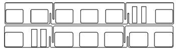 PIKO ET47242-109 - Fensterband re + li (MW)