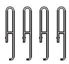 PIKO ET59422-26 - shunting handles (4 pcs.)